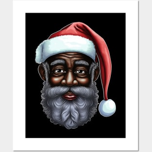 Black Santa, African American Santa Posters and Art